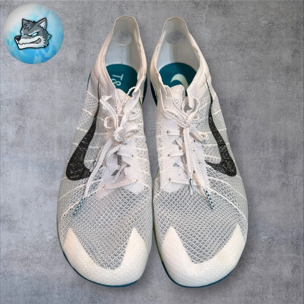 Nike Air Zoom Victory 2 Track Spikes White Electric Algae Men Size 14 FD8411-100